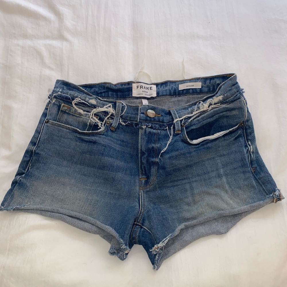 Frame Jean Shorts